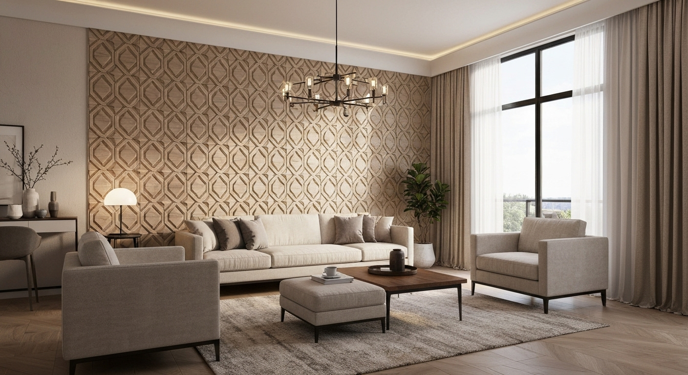 Creative Paneling Styles Shaping Living Room Trends