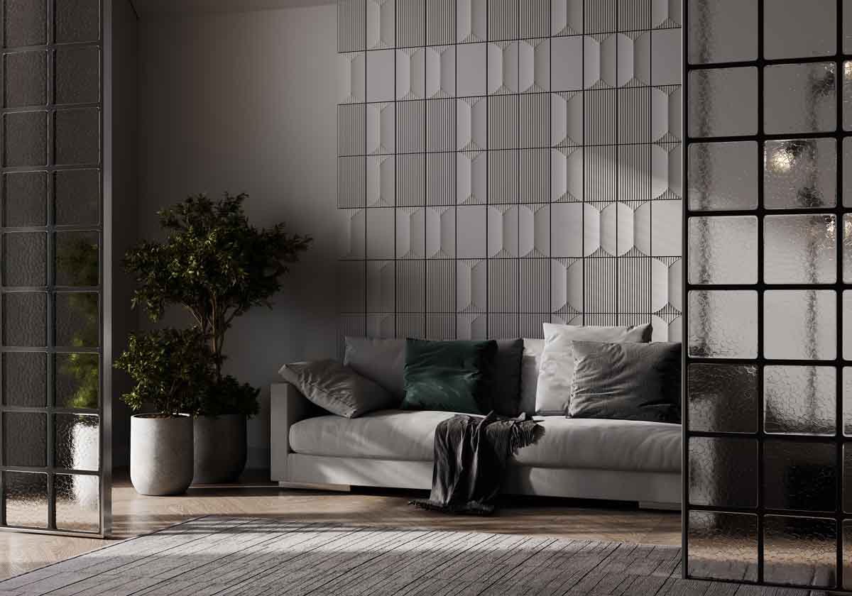 3D and textured PVC wall panel design ideas