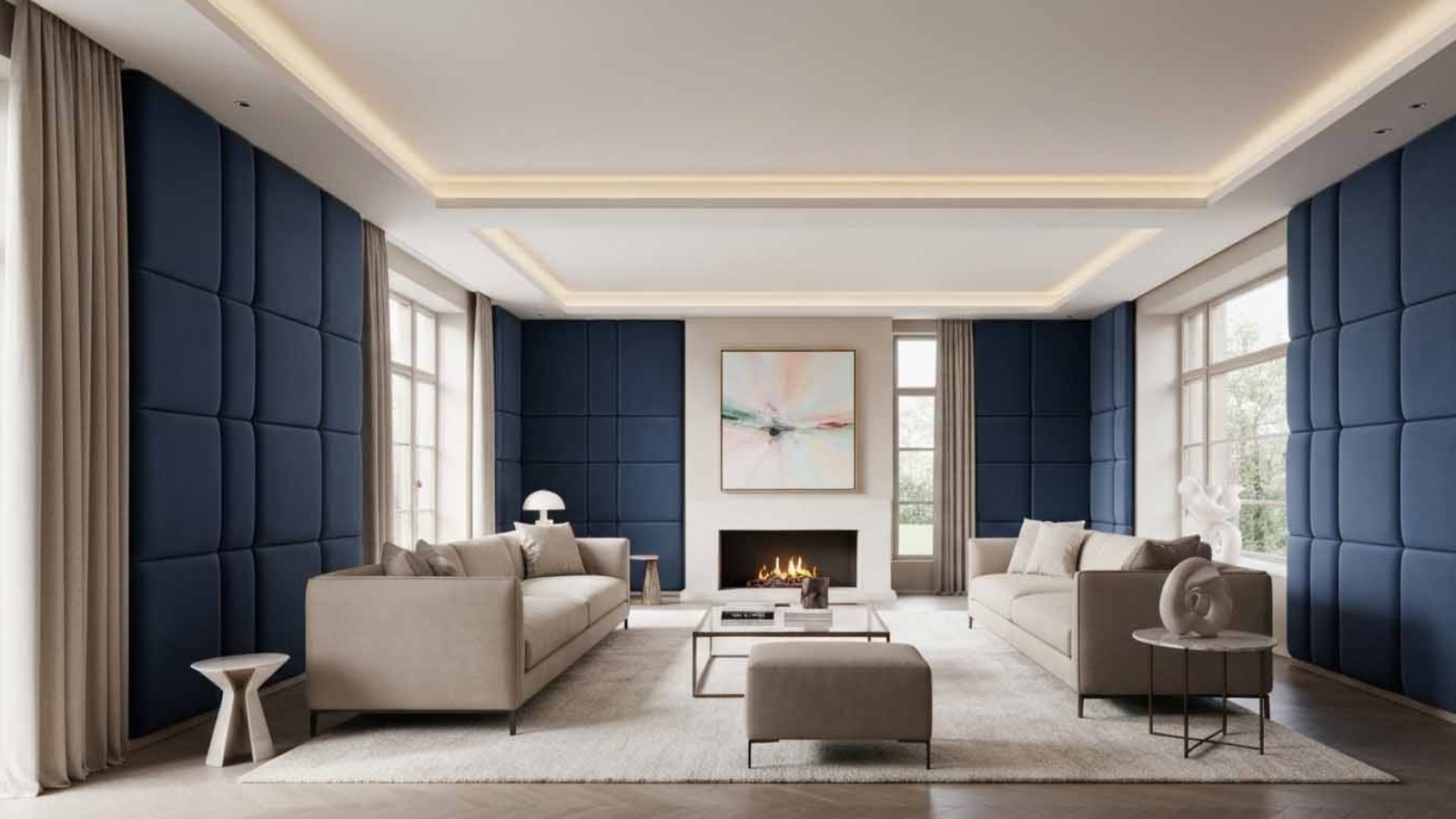 Modern Home Makeovers Using Padded Wall Panels