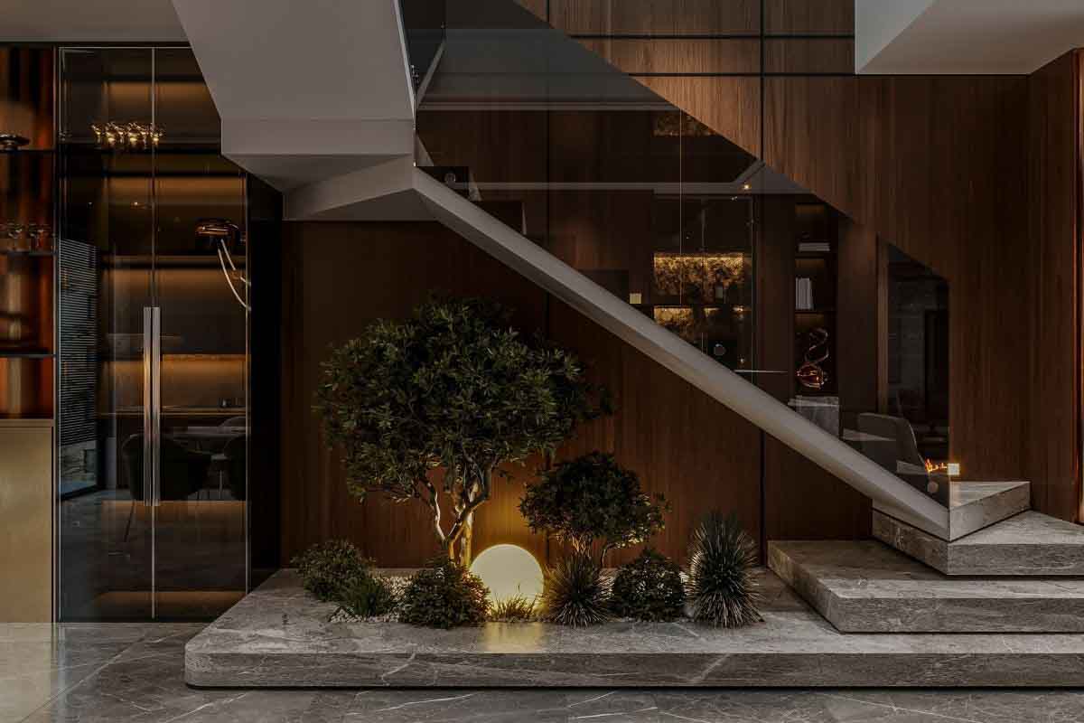 Trending Stair Wall Design Ideas Using Luxury Wall Panels