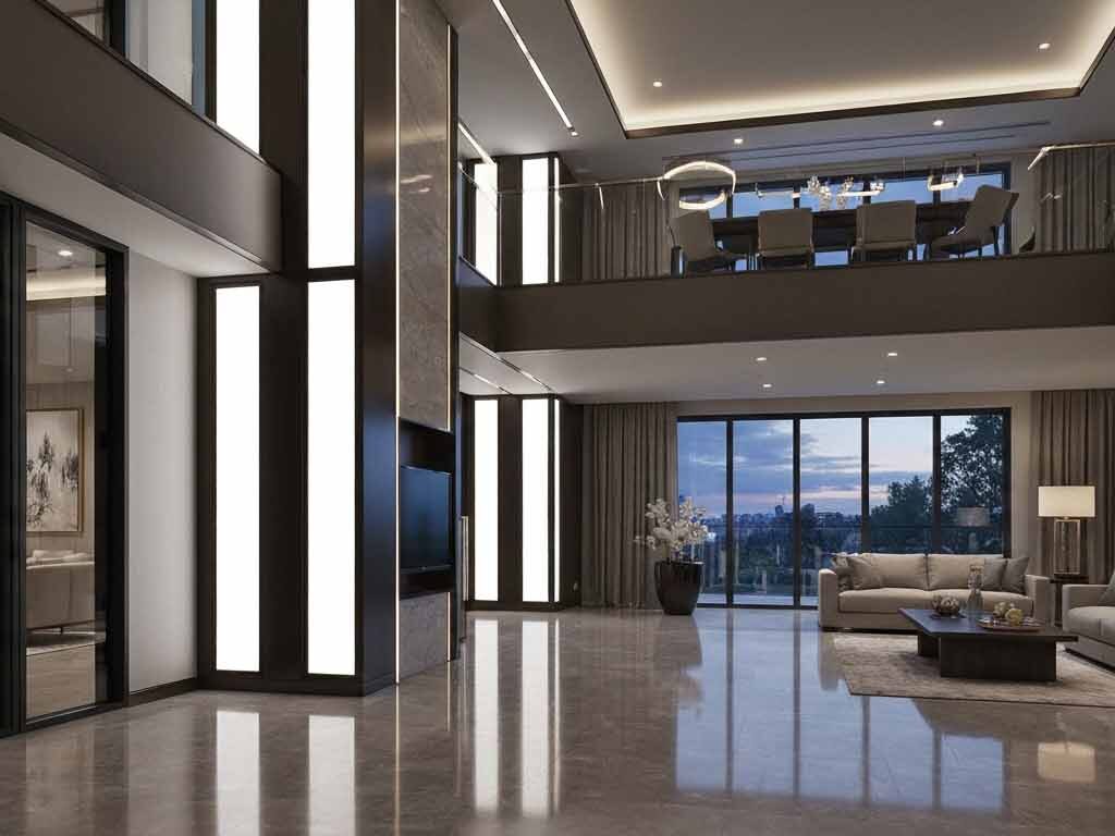 LED Panel Wall Ideas for Modern Interior Design
