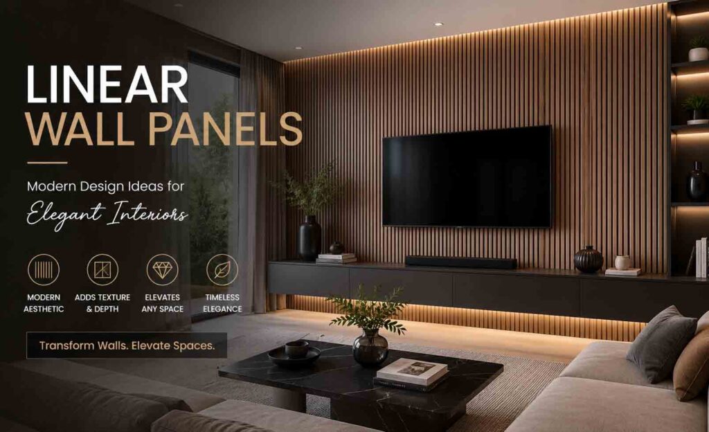 Linear wall panels