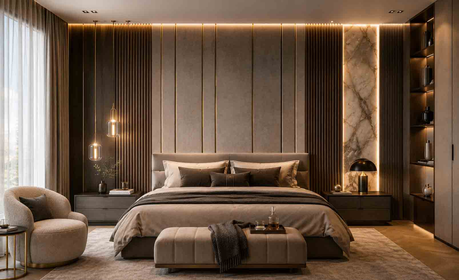 10 Modern Bedroom Wall Panels That Instantly Elevate Your Space 2