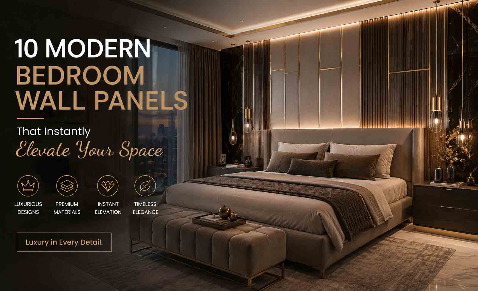 10 Modern Bedroom Wall Panels That Instantly Elevate Your Space