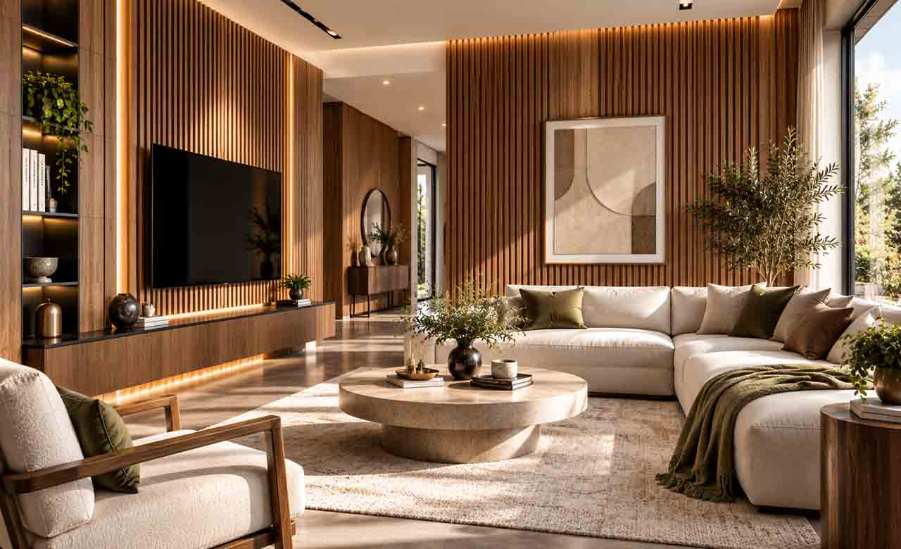 13 Wood Panels for Living Room Walls to Create a Luxury Look