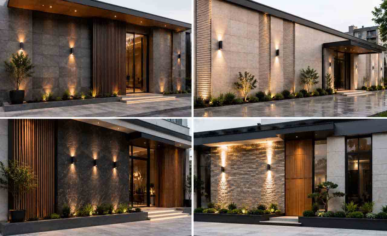Modern Front Wall Tiles Design Ideas