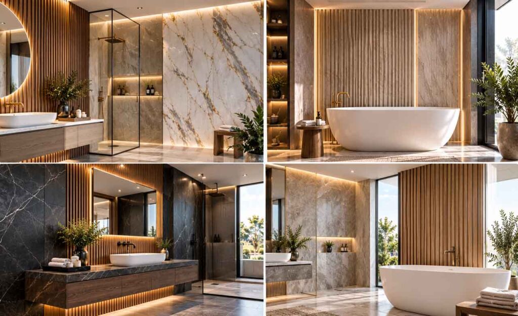 Peel and Stick Wall Panels for Bathroom Makeovers