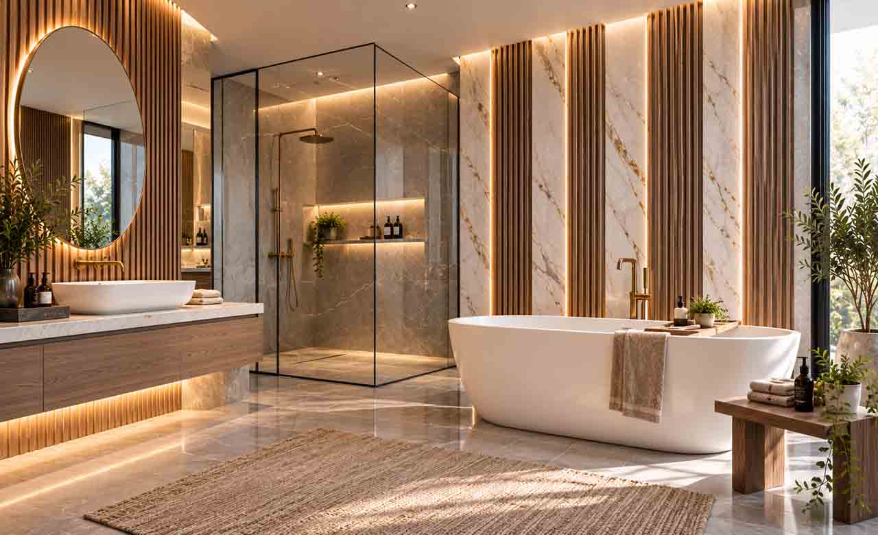 Peel and Stick Wall Panels for Bathroom