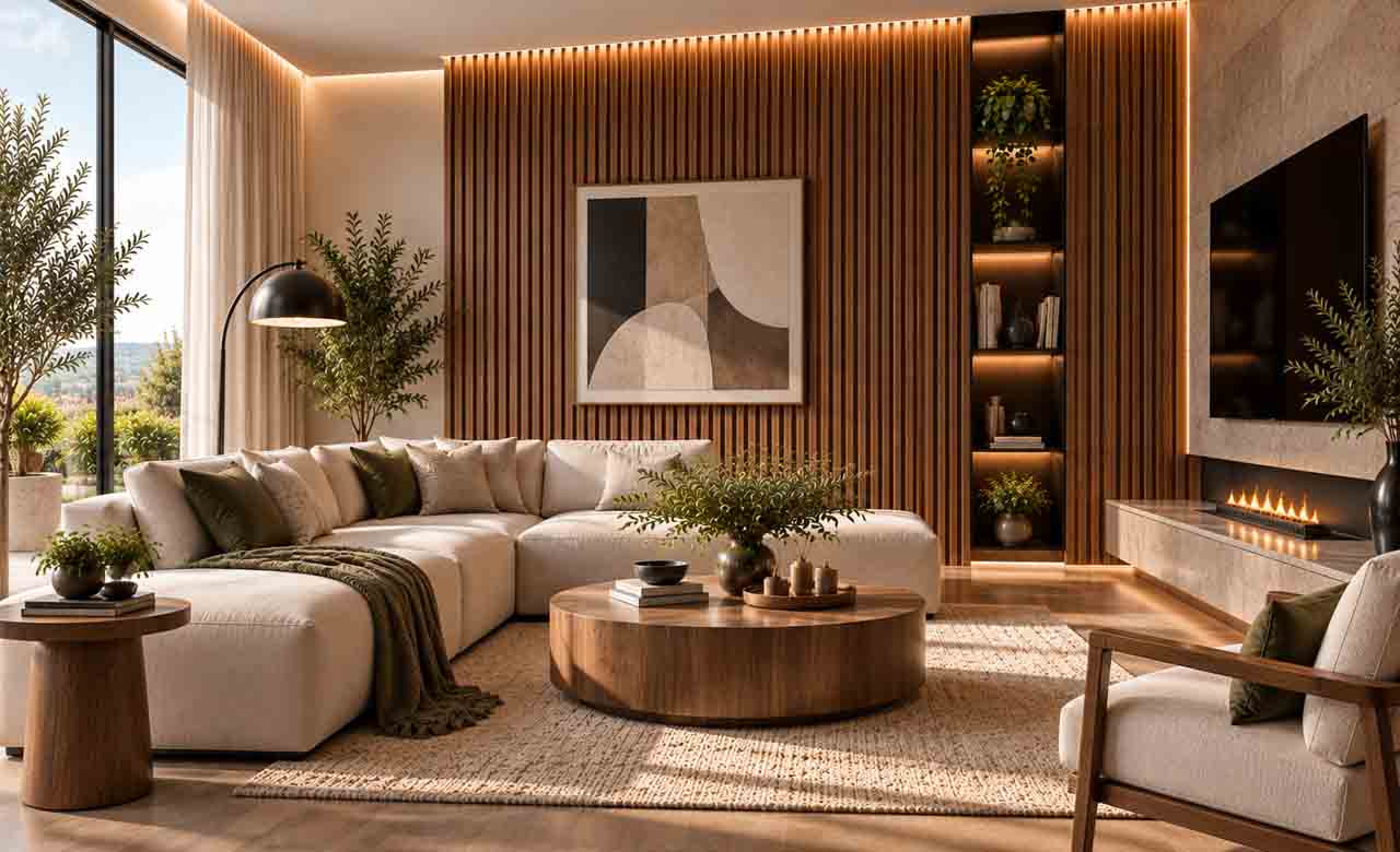 Wood Panels for Living Room Walls