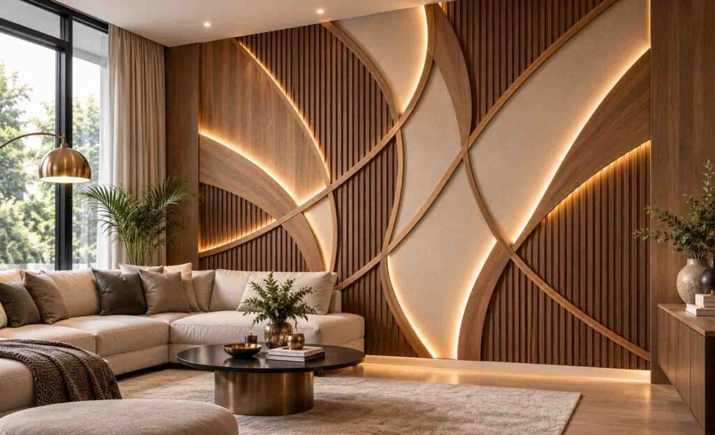15 Accent Wall Wood Designs for Modern Interiors