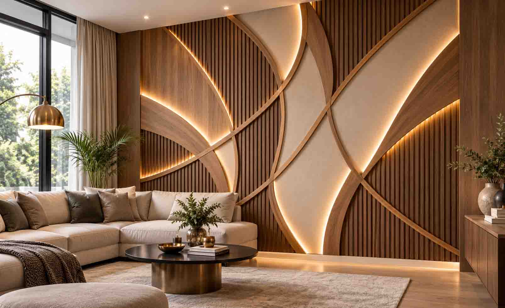15 Accent Wall Wood Designs for Modern Interiors