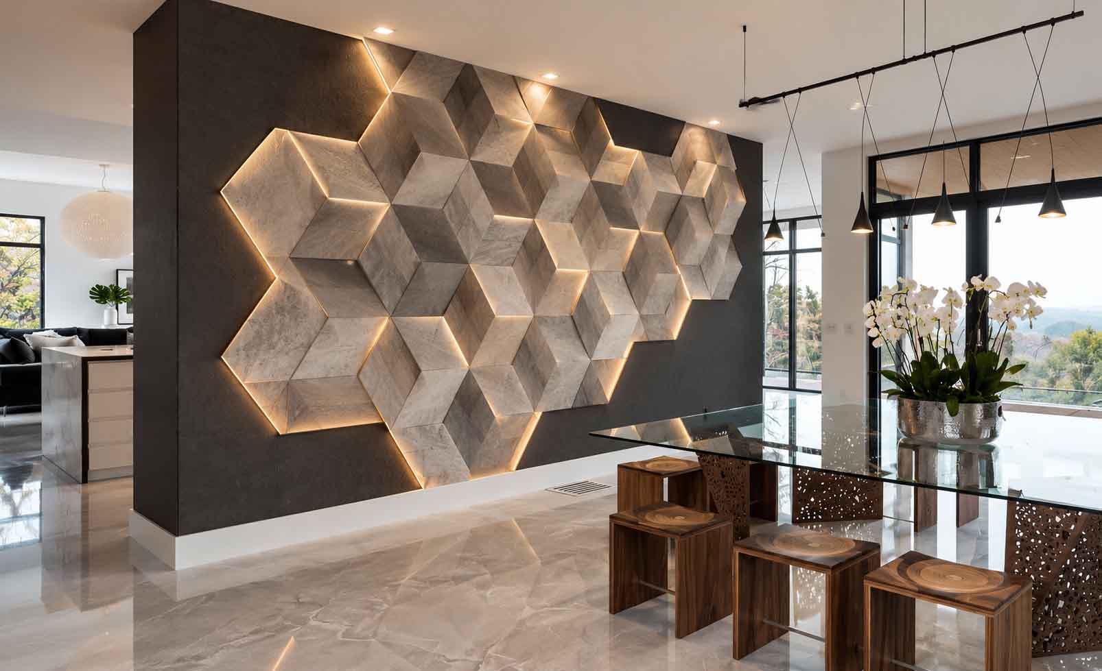 Accent Wall Wood Designs for Modern Interiors