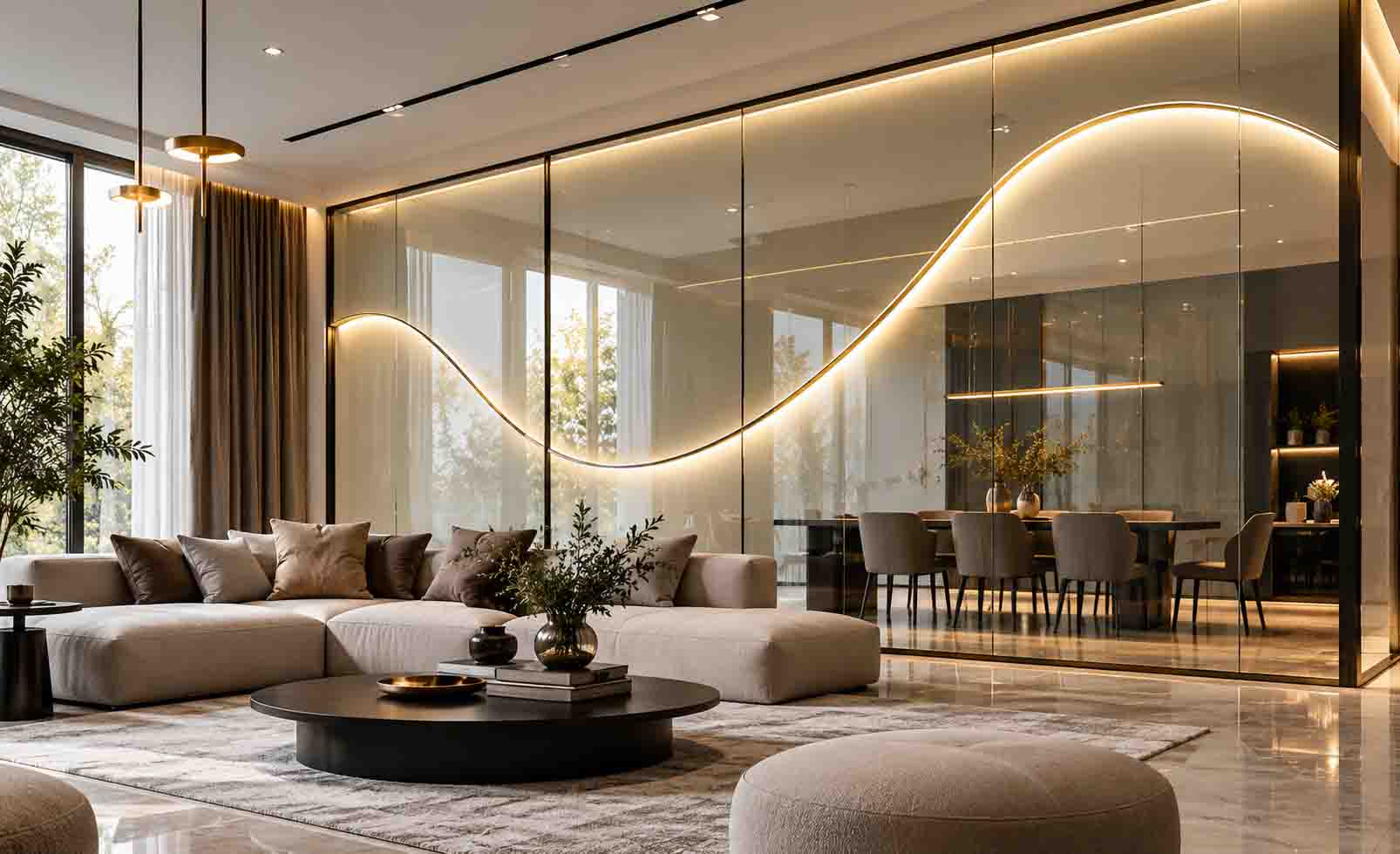 Glass Wall Design Ideas 13 Ways to Create a Modern Luxury Interior