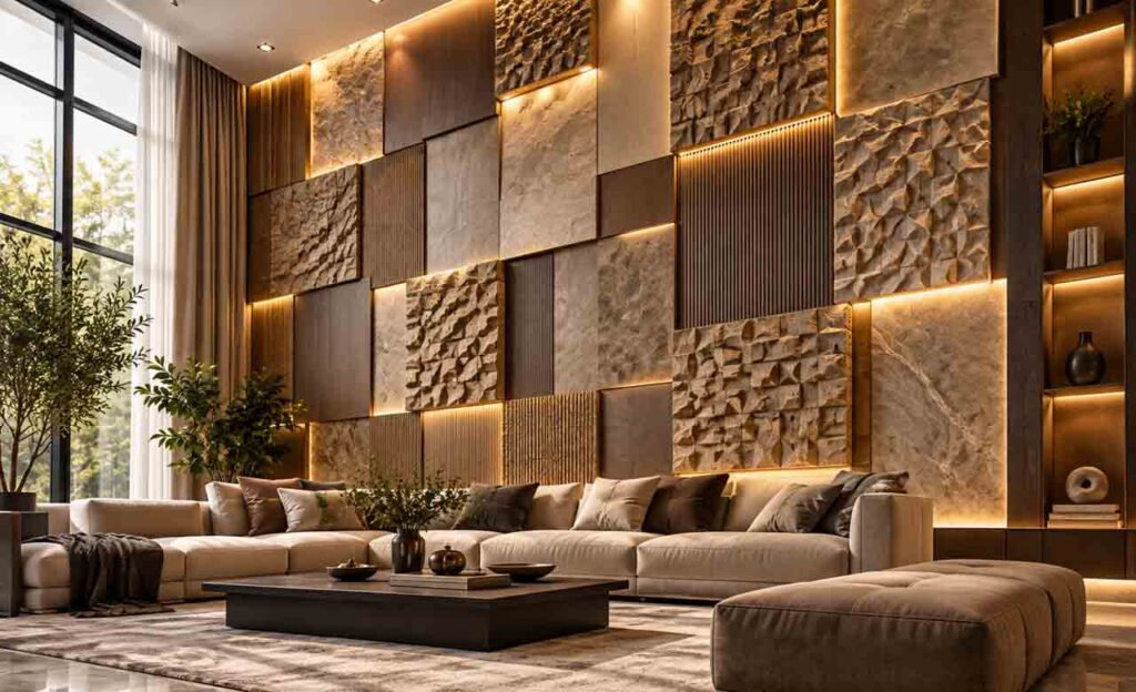 Living Room Wall Tiles Design Luxury Ideas for a Stunning Space