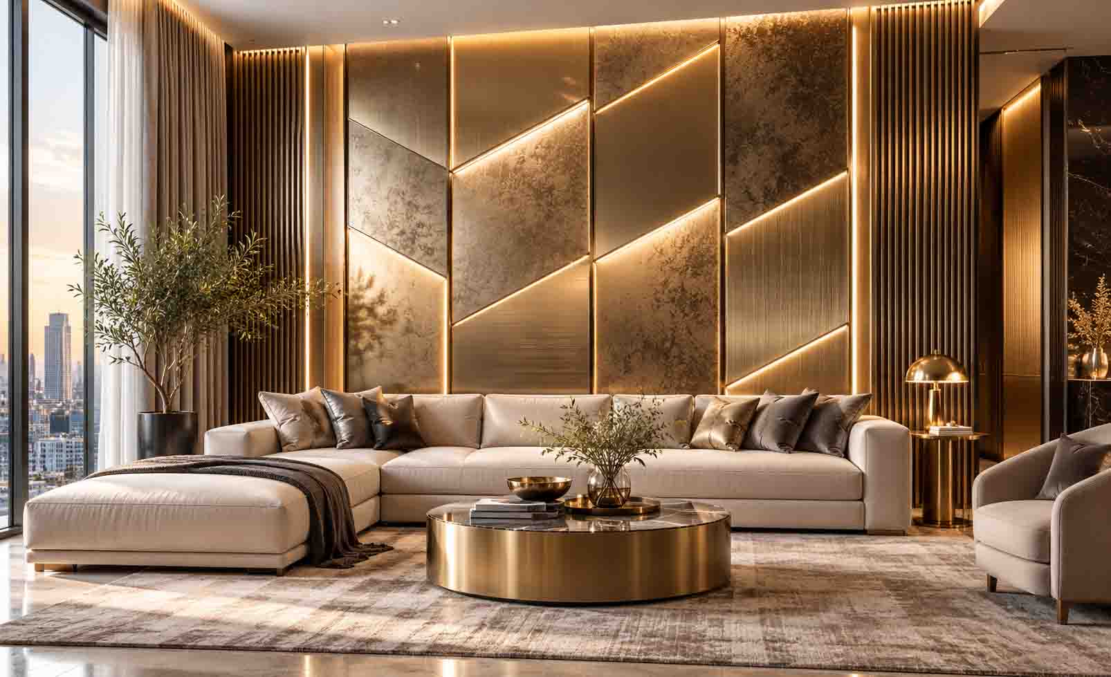Metal Wall Design Luxury Ideas for Modern Interiors