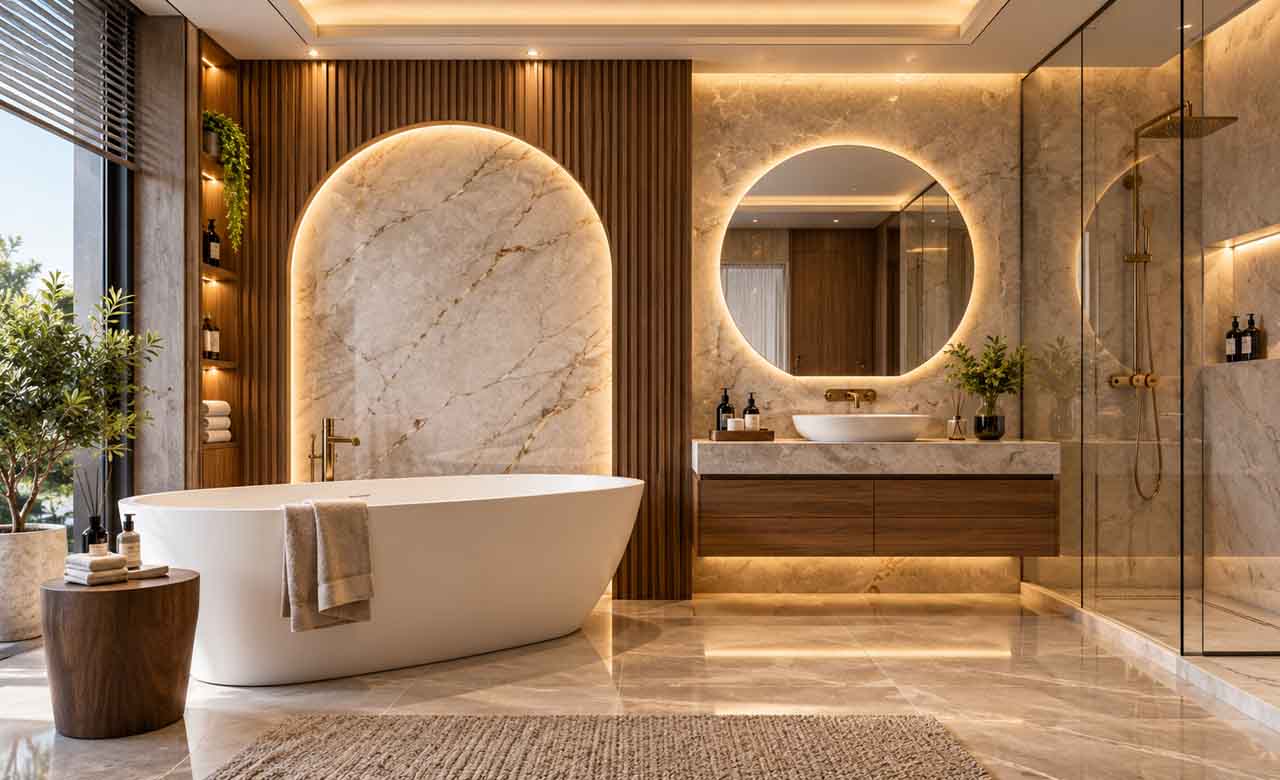 Panel Wall PVC Bathroom Ideas for a Modern Makeover