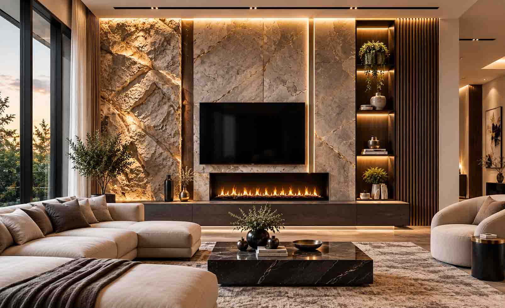 Stone Wall Interior Design Ideas Timeless Ways to Add Luxury